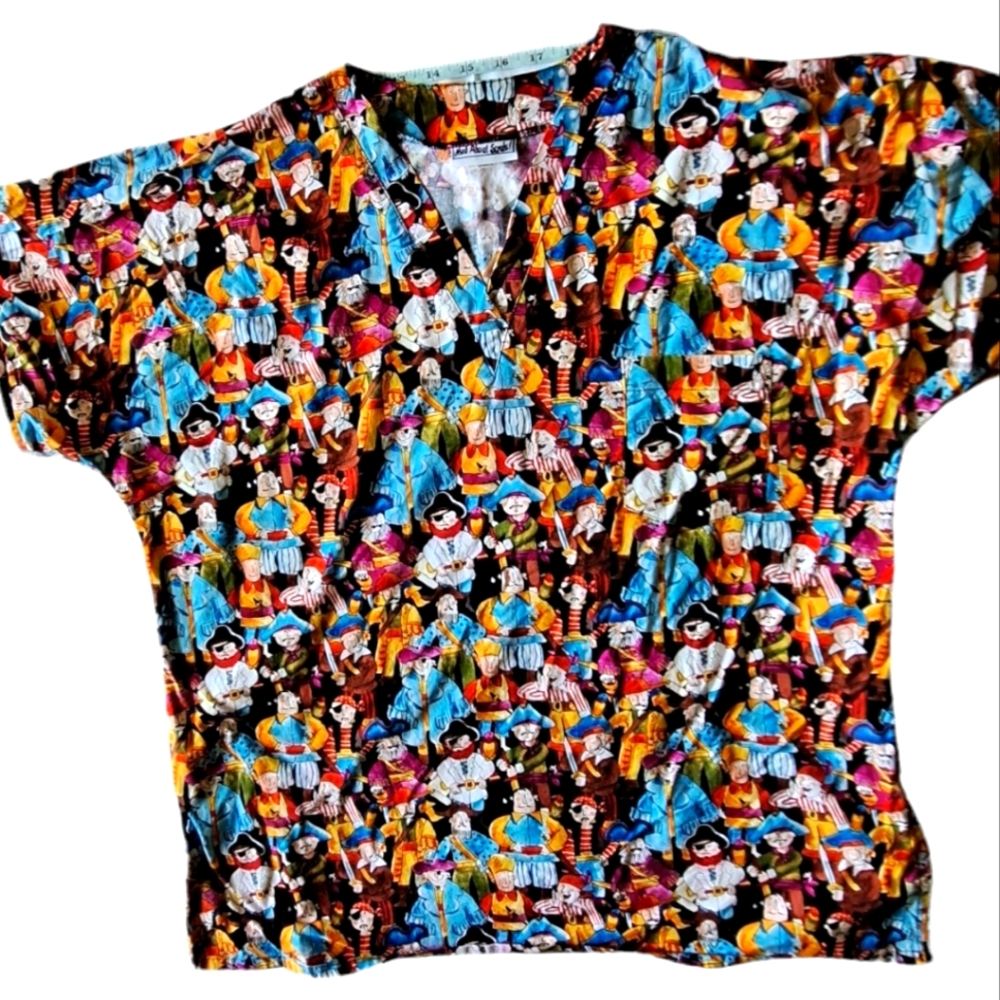Mad About Scrubs Pirate Top